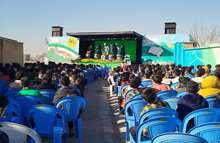 گزارش تصویری اجرای برنامه تماشاخانه سیار کانون برای بچه‌های قزوین 