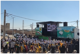 شادی‌آفرینی پراستقبال تماشاخانه سیار کانون در استان قزوین